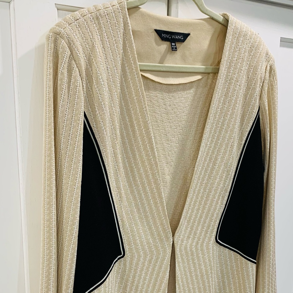 Ming Wang Sweater Jacket  0X LIKE NEW